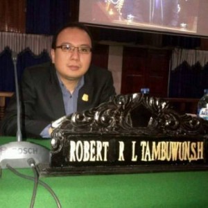 Robert Laoh Tambuwun, anggota Dewan Perwakilan Rakyat Daerah (DPRD) Kota Manado.