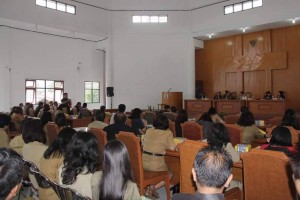 Rapat Pementapan HUT Kota Tomohon yang digelar Pemkot Tomohon.