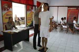 Sebanyak 146 Calon Siswa (Casis) Bintara Polri Khusus Penyidik Pembantu T.A. 2015 yang dinyatakan Memenuhi Syarat (MS) .