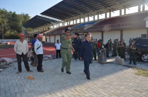 Gubernur Tinjau Stadion Olahraga Kawangkoan.