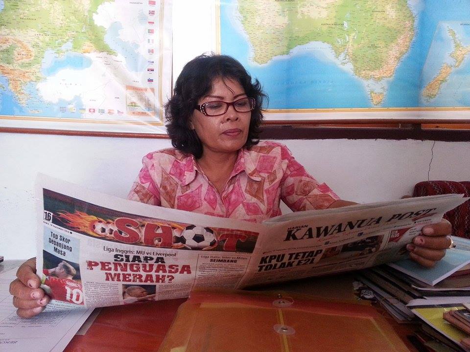 Kepala Sekolah SDN 74 Manado,Rosmawaty,S.Pd.(foto: Dion/MediaManado.com)