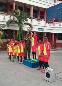 SMK Negeri 3 Manado yang berhasil menjadi juara 1 Futsal Tingkat Propinsi Sulawesi Utara. (foto : ist)