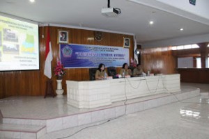 Hasjim Buka Seminar Presentase Laporan Antara Tata Ruang Madidir.