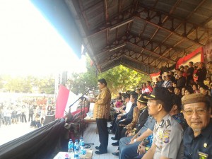 Apel Akbar BMI dan Parade Budaya Nusantara Dihadiri Pj Gubernur.