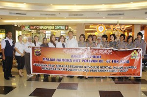 Donor Darah dalam Rangka HUT POLWAN ke 67.