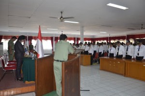 Hormati Almh Ibunda Penjabat Gubernur, Sekprov Gelar Hening Cipta.