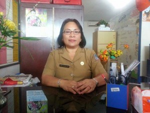 Kepala Sekolah SD Negeri 25 Manado Anna Rapar,S.Pd..(foto: Dion/Media Manado)
