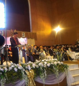 Wisuda ke-73 Unklab dihadiri Gubernur OD.