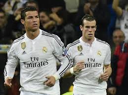 Cristiano Ronaldo dan Bale. (Foto: AFP)