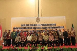 Sosialisasi Kebijakan dan Program Kementrian Agraria Dihadiri Wagub.