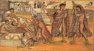 Foto Ilustrasi Suku Aztec.