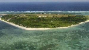 Pulau buatan Fiery Cross Reef (Foto: Reuters)