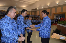 Wakil Gubernur Sulut Steven Kandouw di kegiatan Korpri
