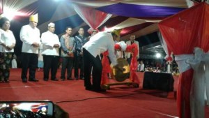 Acara pembukaan Festival Pesona Selat Lembeh Kota Bitung.