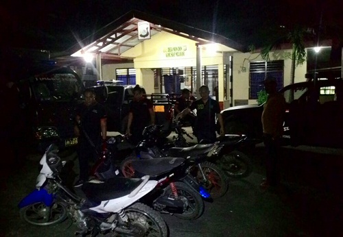 Barang bukti (babuk) yang disita Polres Bolmong