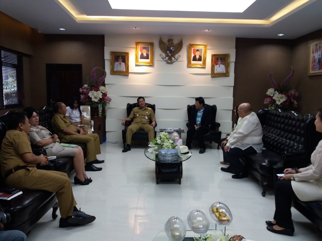 Pertemuan antara Wakil Gubernur Sulut Steven Kandouw bersama Cosul General Filipina