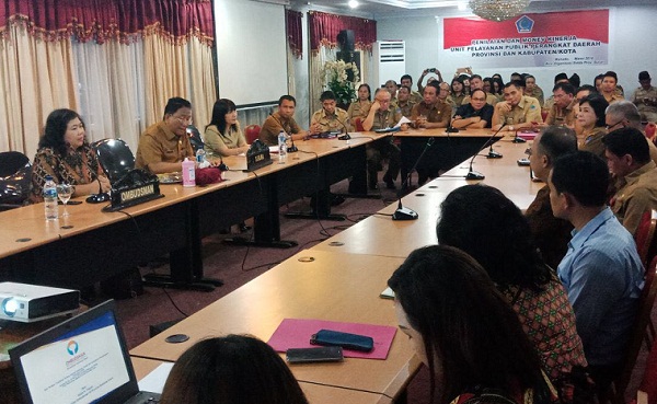 Pertemuan antara Pemprov Sulut dengan Ombudsmen Perwakilan Sulut terkait Pelayanan kepada masyarakat