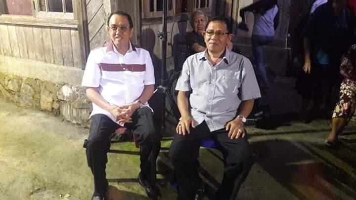 Denny Raintung bersama Bupati ROR
