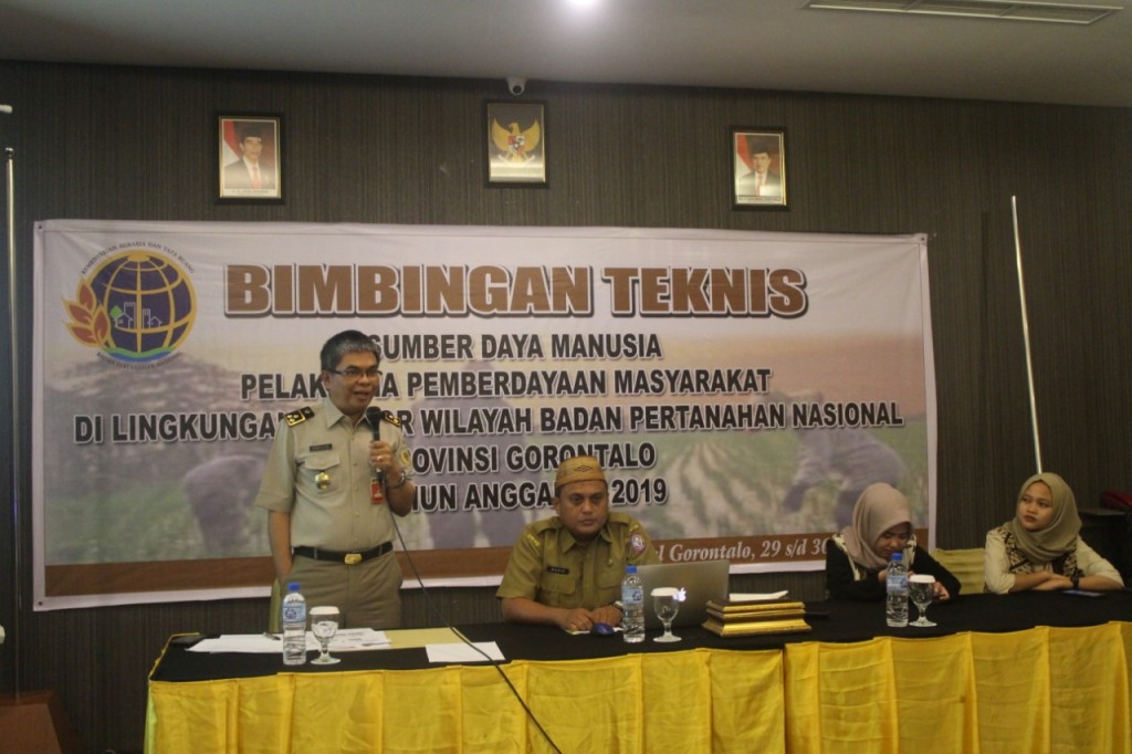 Laporan Pelaksanaan Kegiatan oleh Kabid Hubungan Hukum Pertanahan