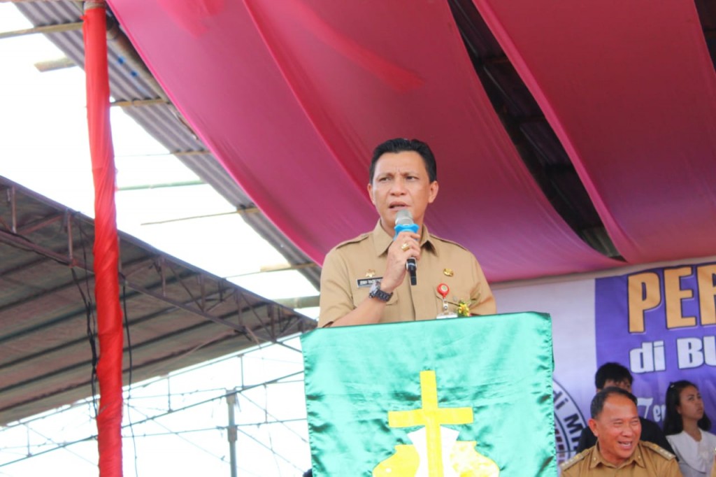 Jemmy Ringkuangan, mewakili Gubernur Sulut