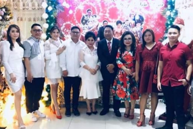 Open House Natal di Rudis Sekretaris Daerah Provinsi Sulut Edwin Silangen SE MS