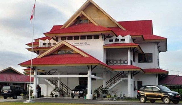 Kantor Bupati Kabupaten Kepulauan Talaud. Foto: Ist