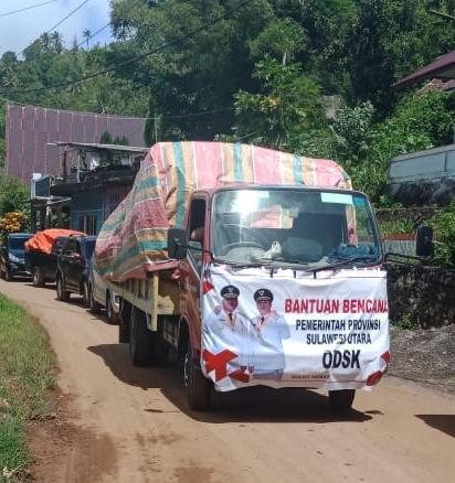 Bantuan Kemanusiaan Bagi Korban Banjir dan Tanah Longsor di Kabupaten Kepulauan Sangihe terus disalurkan ODSK