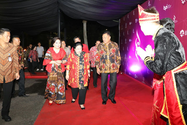 Festival Film Indonesia (FFI) 2017, yang dihadiri Presiden ke-5 Megawati Soekarnoputri