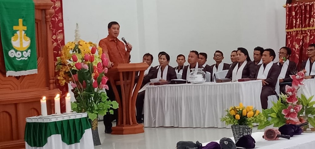 Wakil Gubernur Sulut Drs Steven OE Kandouw saat membawakan sambutan, Minggu (23/02/2020)