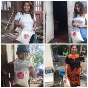 Bazar sembako murah yang disalurkan oleh Tim Mesak Squad kepada warga.