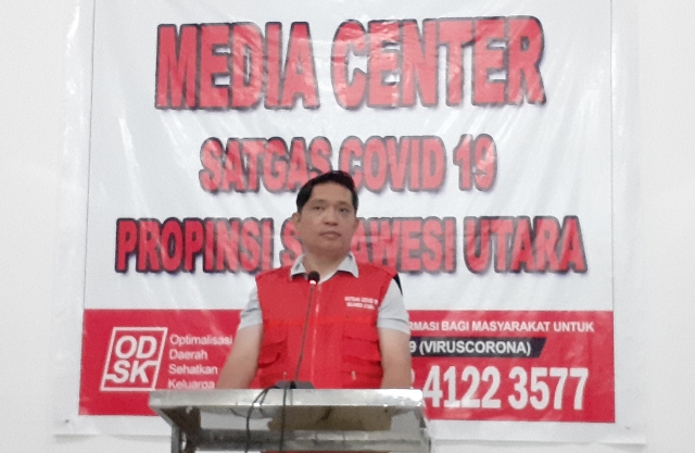 Jubir Covid-19 Provinsi Sulut dr Steaven Dandel MPH