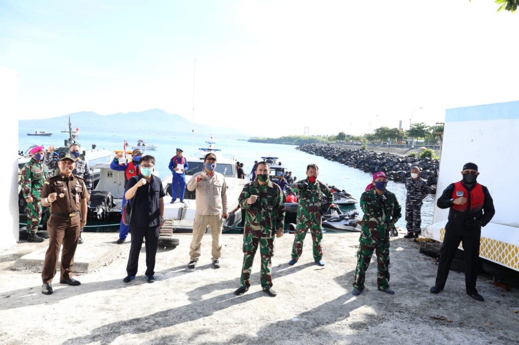 Tim Baksos Forkopimda Sulut menyasar Pantai Utara Sulut