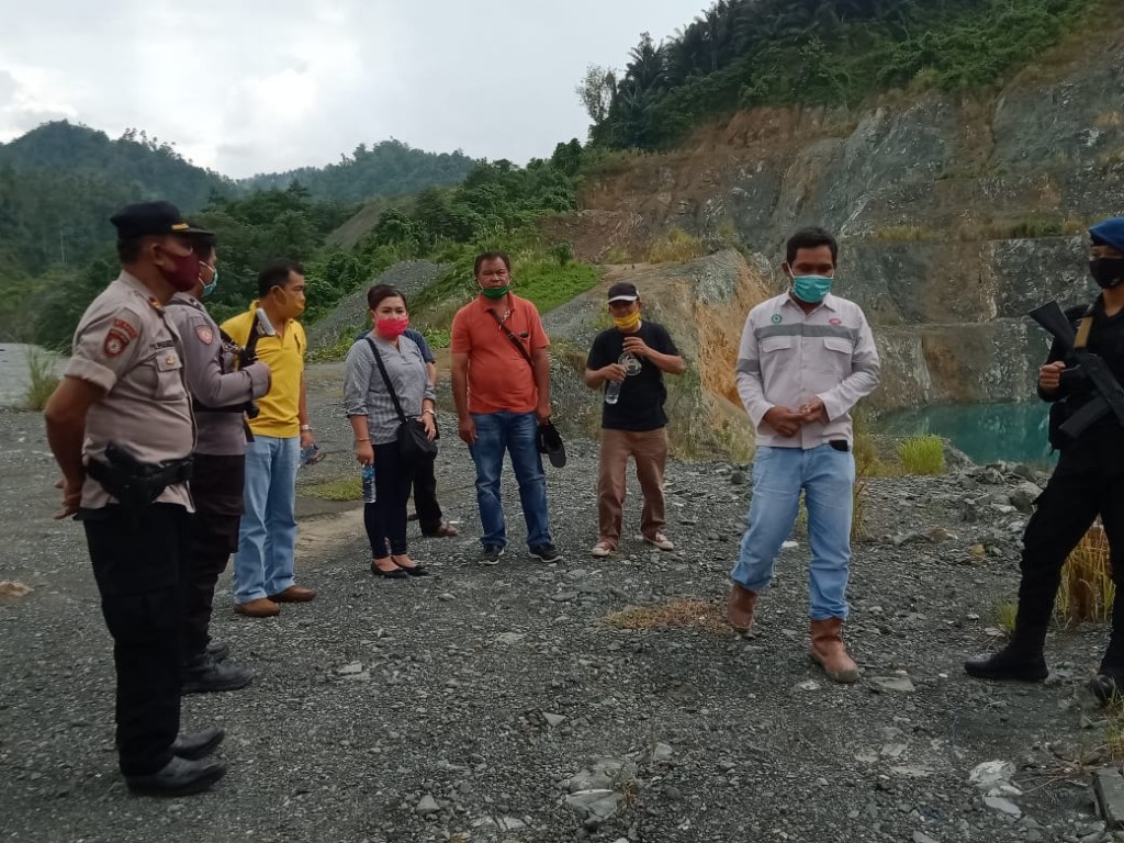 Survei lapangan Batas Wilayah sesuai IUP PT SEJ
