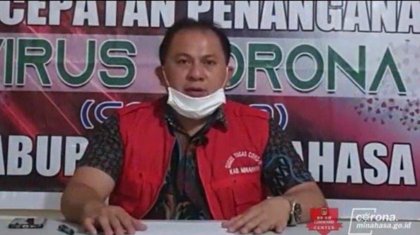 Jubi Gugus Tugas Covid-19 Kabupaten Minahasa, dr Maxmilianus Umboh