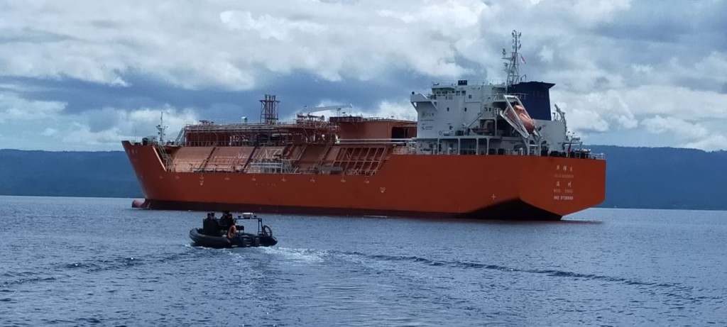 23-06-2020 FOTO PATROLI LAUT LANTAMAL VIII WASPAM KAPAL CHINA DI PERAIRAN TELUK AMURANG (1)