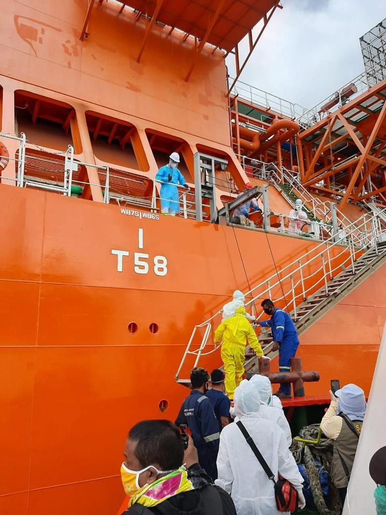 23-06-2020 FOTO PATROLI LAUT LANTAMAL VIII WASPAM KAPAL CHINA DI PERAIRAN TELUK AMURANG (5)