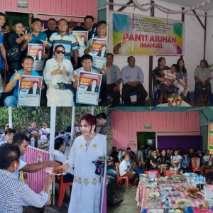 VAP saat mengunjungi warga Nusa Utara