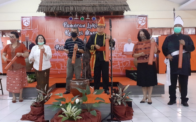 Pembukaan Pameran Lukis Koleksi Museum dan Pelukis Sulut 2020, Rabu (29/07/2020)