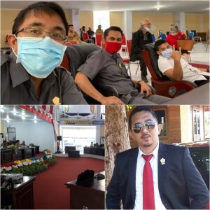 RDP terkait dana covid dan Siltap perangkat Desa se-Minut diikuti oleh selueuh anggota Fraksi PDIP