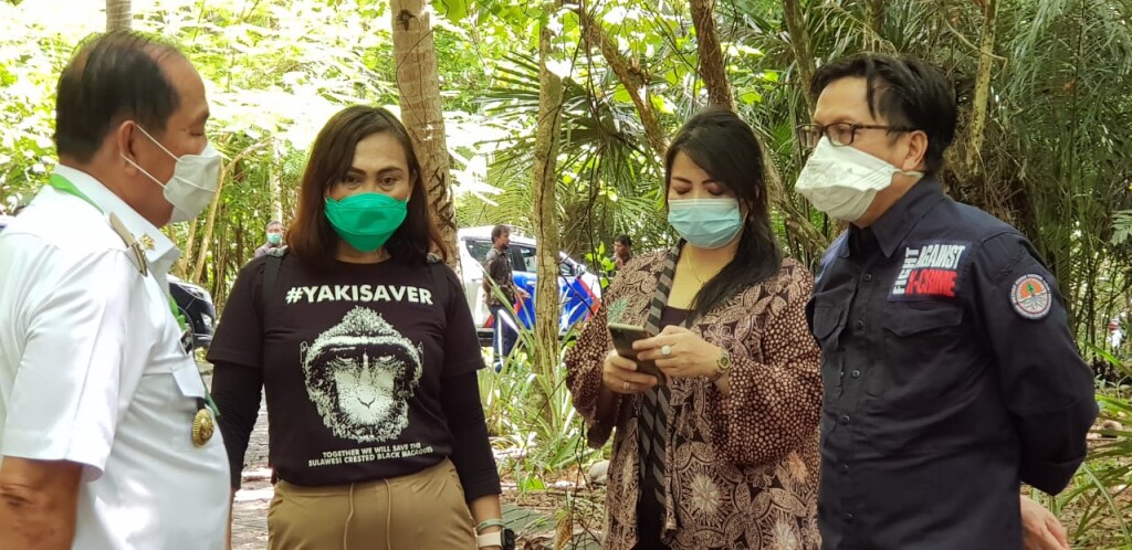 Duta Yaki Indonesia, Khouni Lomban Rawung Kampanyekan habitat Yaki melalui Kaos #YakiSaver, Kamis (30/07/2020)