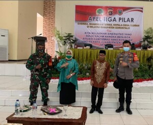 Tampak IPTU Iwan Kapojos saat mengikuti sejumlah kegiatan.