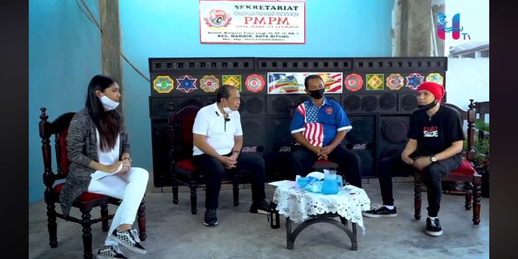 Walikota Max Lomban saat Bincang Kota Bitung dengan tema 'Disko Tanah' di Live Facebook Kota Bitung, Sabtu (08/08/2020) akhir pekan