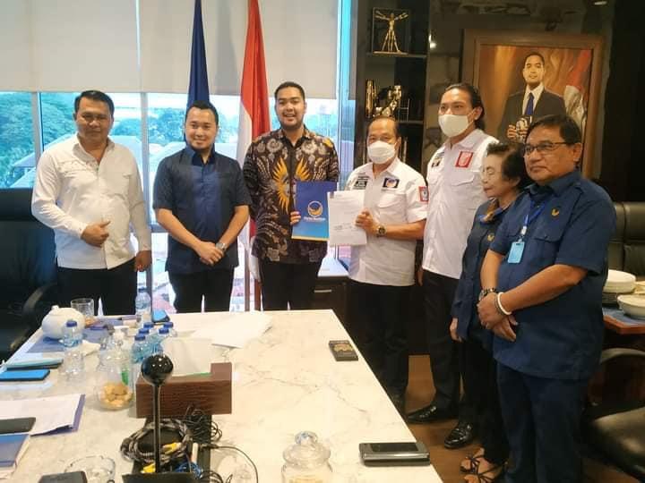 MJL-MDT saat menerima SK Partai NasDem di Jakarta, Rabu (26/08/2020)