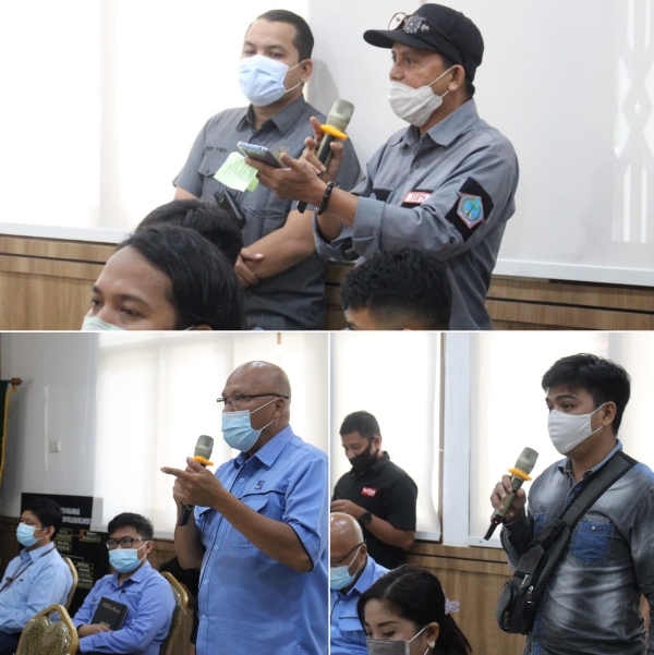Sesi tanya jawab dengan media yang hadir