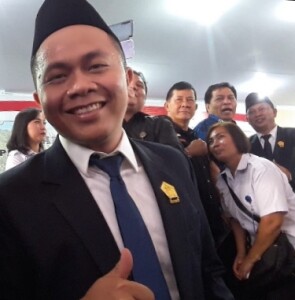 Stevano Pangkerego Anggota DPRD Minut dari Fraksi Partai Demokrat.