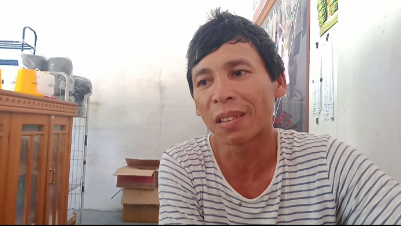 Steven Wulur, Operator mesin pemotong padi