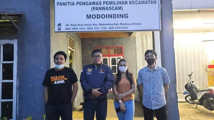Bawaslu Minsel melakukan kunjungan ke Panwascam