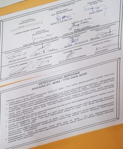 Surat Kesepakatan Bersama.