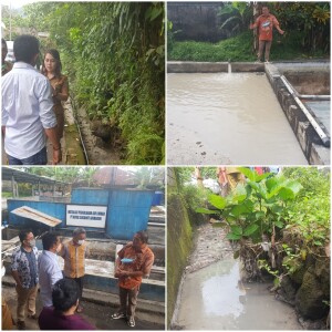 Peninjauan lokasi oleh Komisi 2 DPRD Minut dalam dalam perusahan PT Royal Coconut Airmadidi dan areal perusahan di Pemukiman bersama DLH Minut.