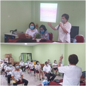 Rapat evaluasi kinerja RSUD Maria Walanda Maramis.